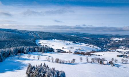 Schneelandschaft in Breitenbrunn