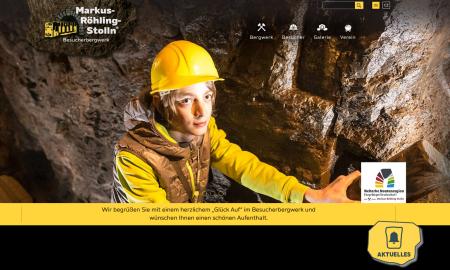 Screenshot des Besucherbergwerkes Markus-Röhling in Annaberg